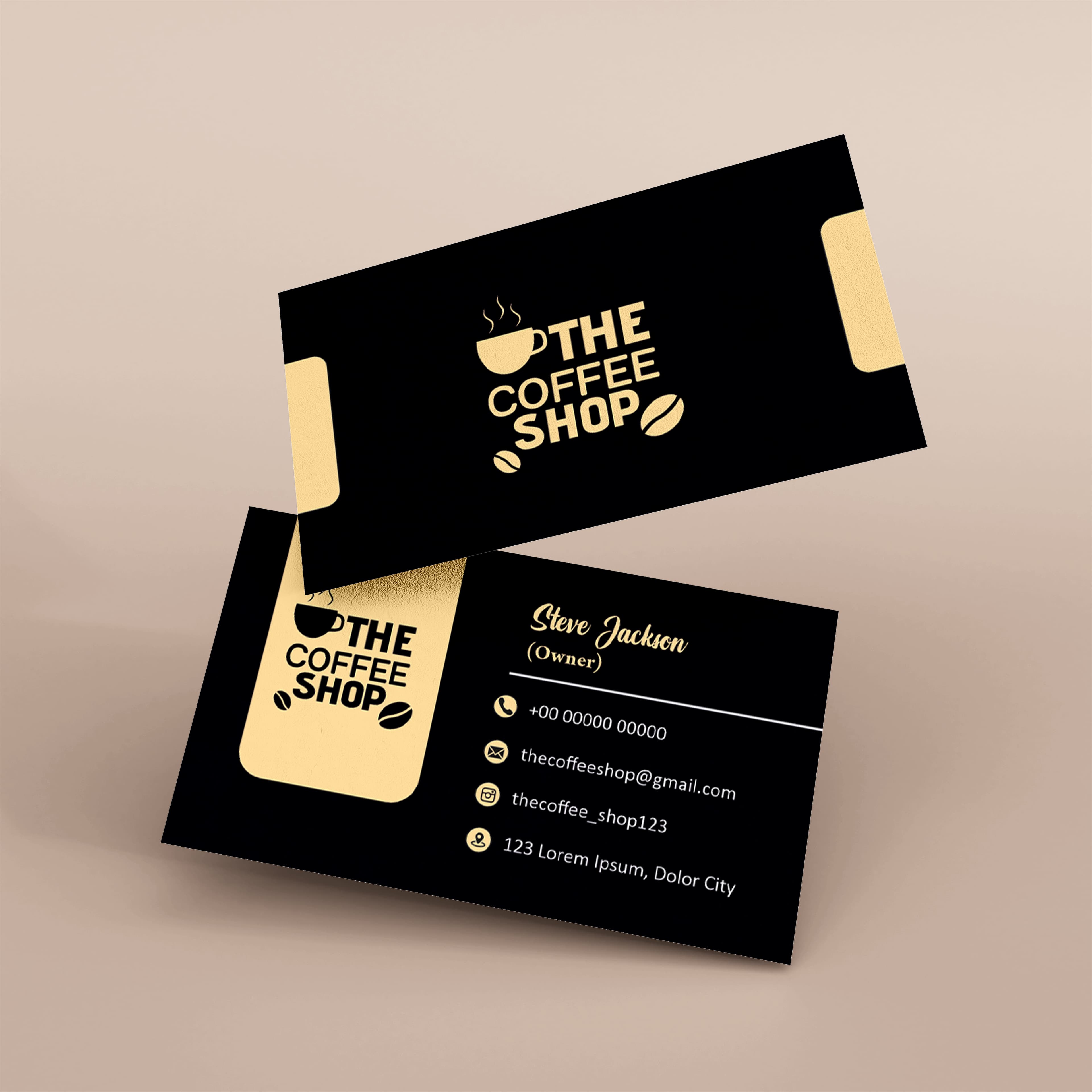 business card mockup