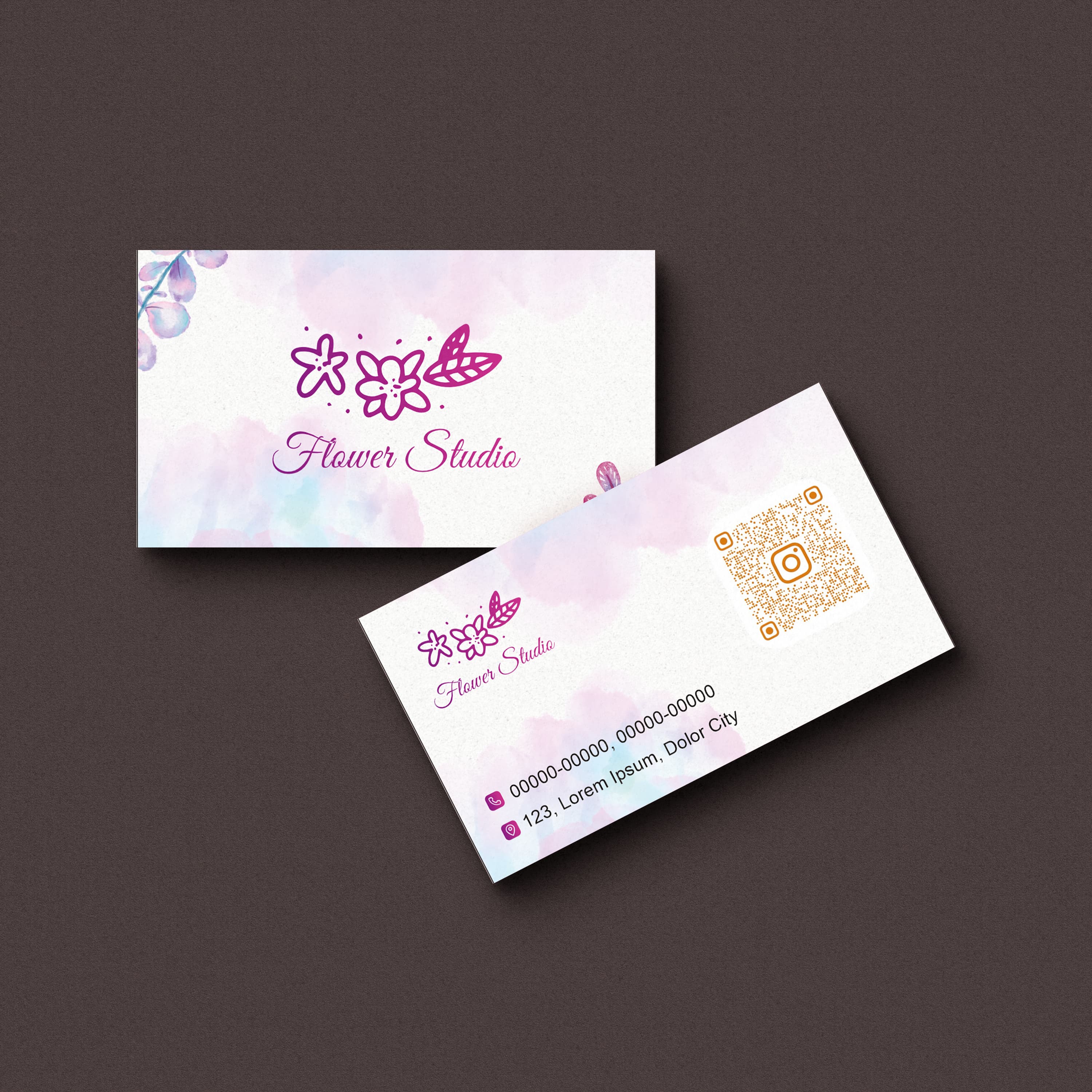 business card mockup