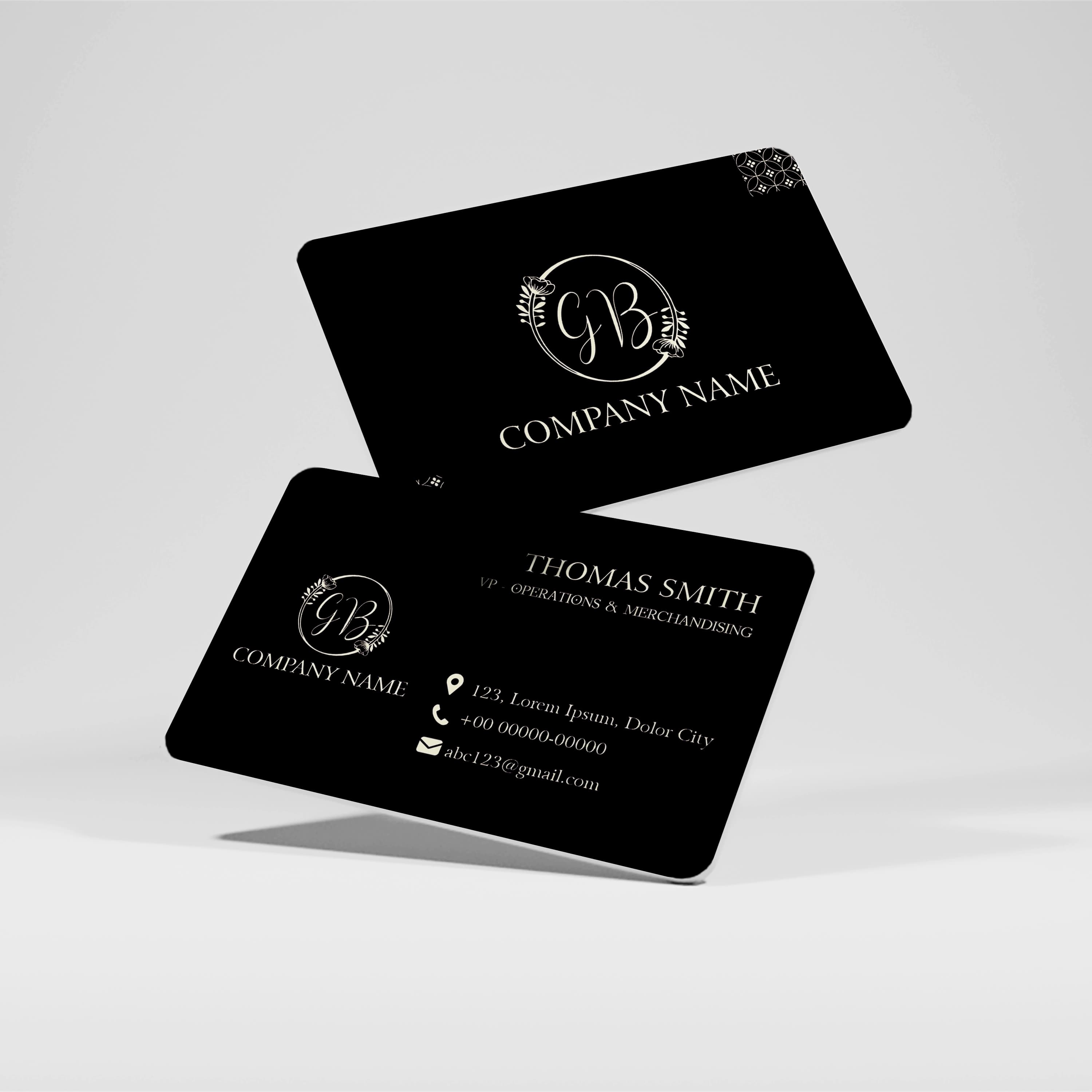 business card mockup