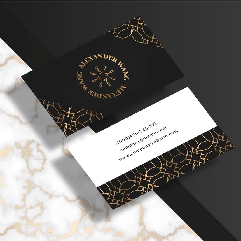 foil business cards