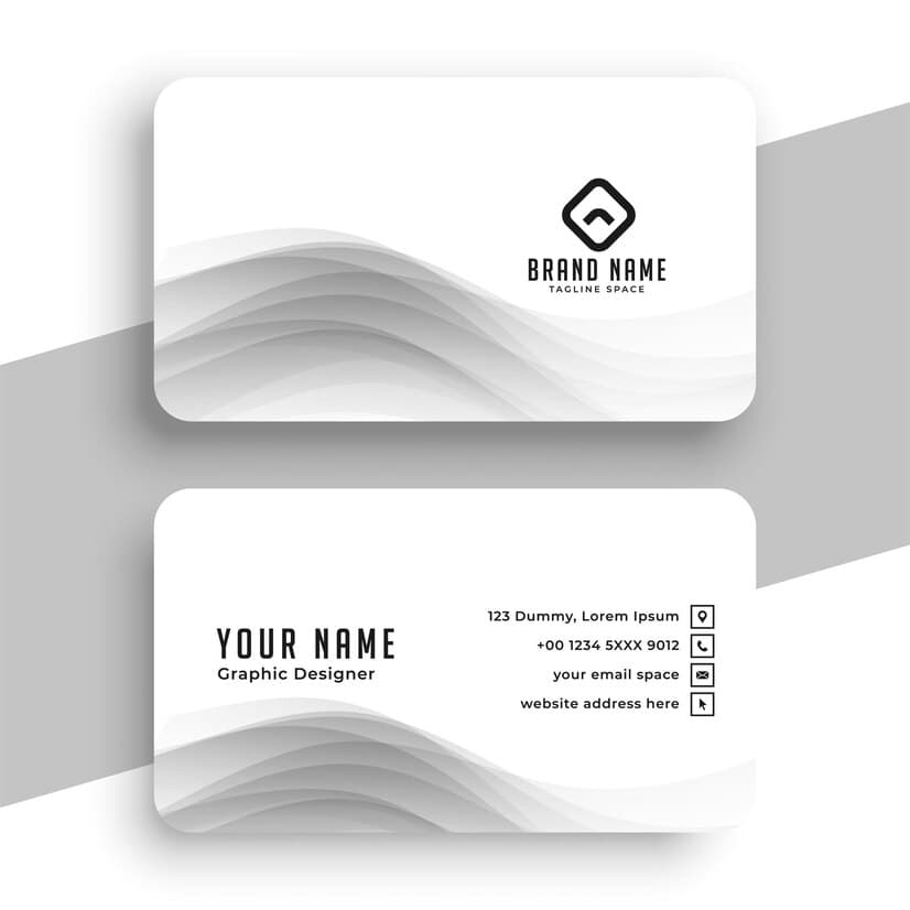 grey business cards