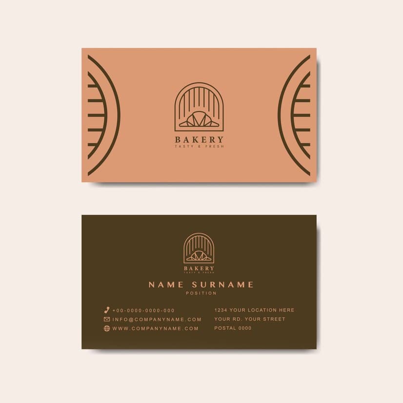 kraft business cards