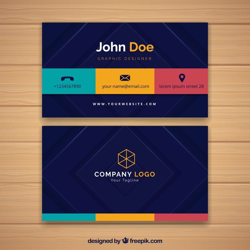 standard business cards